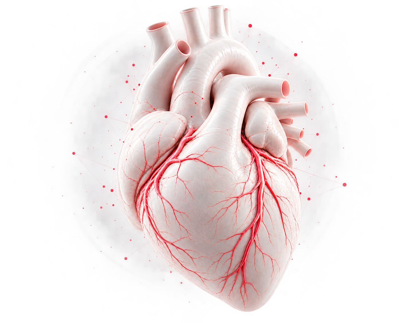 Anatomisches 3D-Modell eines Herzens